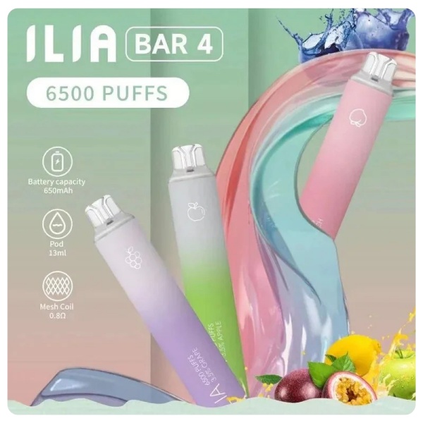 ilia拋棄式 ilia6500口拋棄式電子煙 ilia一次性電子煙 sp2s電子煙現貨 12H出貨 日期新鮮 09/27